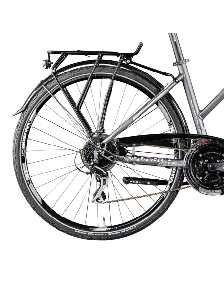 Rower Trekkingowy 28 Damski ALU Hydraulika Cyngle Oświetlenie Dzwonek Damka - 2