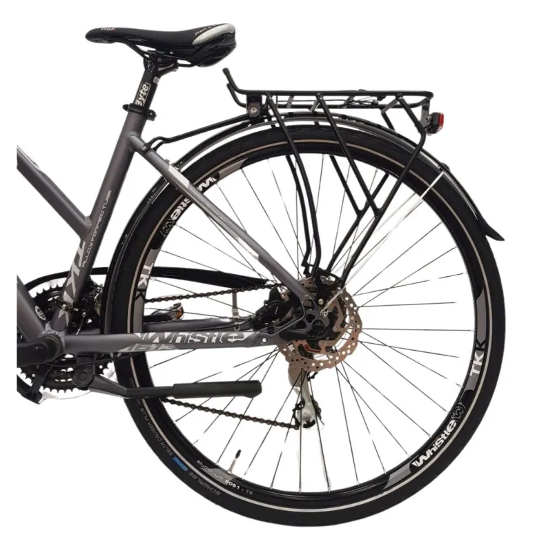 Rower Trekkingowy 28 Damski ALU Hydraulika Cyngle Oświetlenie Dzwonek Damka - 8