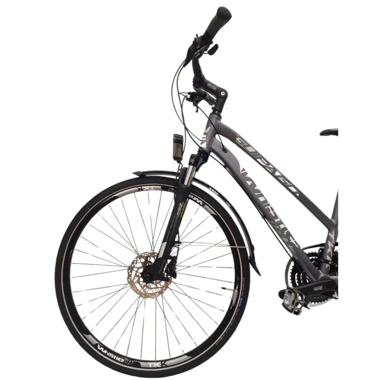 Rower Trekkingowy 28 Damski ALU Hydraulika Cyngle Oświetlenie Dzwonek Damka - 5