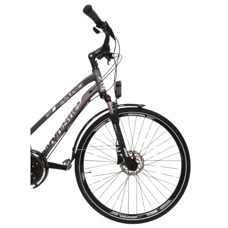 Rower Trekkingowy 28 Damski ALU Hydraulika Cyngle Oświetlenie Dzwonek Damka - 6