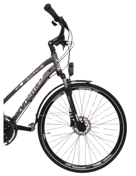 Rower Trekkingowy 28 Damski ALU Hydraulika Cyngle Oświetlenie Dzwonek Damka - 6