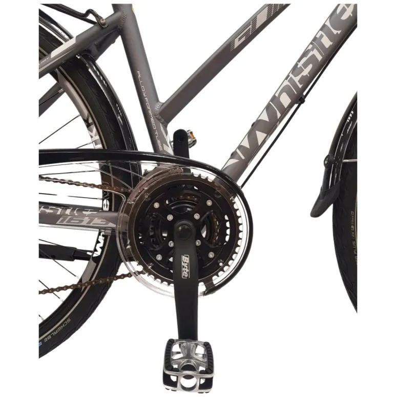 Rower Trekkingowy 28 Damski ALU Hydraulika Cyngle Oświetlenie Dzwonek Damka - 14