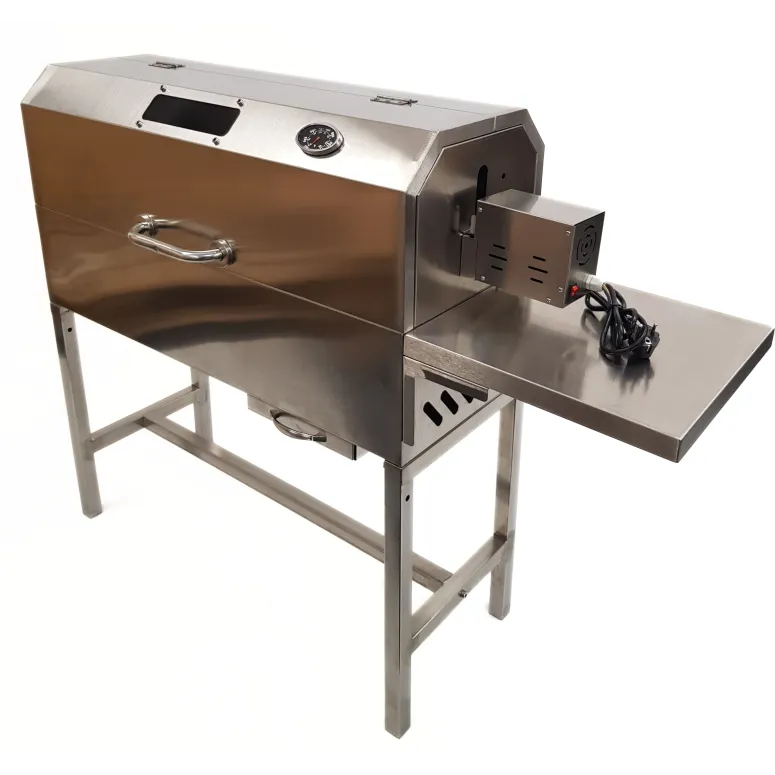 Grill Węglowy Ogrodowy Vevor Charcoal BBQ Stal Nierdzewna Kółka Na Brykiet