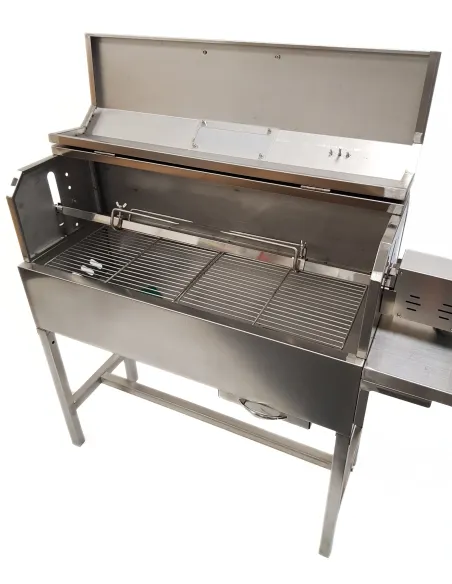 Grill Węglowy Ogrodowy Vevor Charcoal BBQ Stal Nierdzewna Kółka Na Brykiet