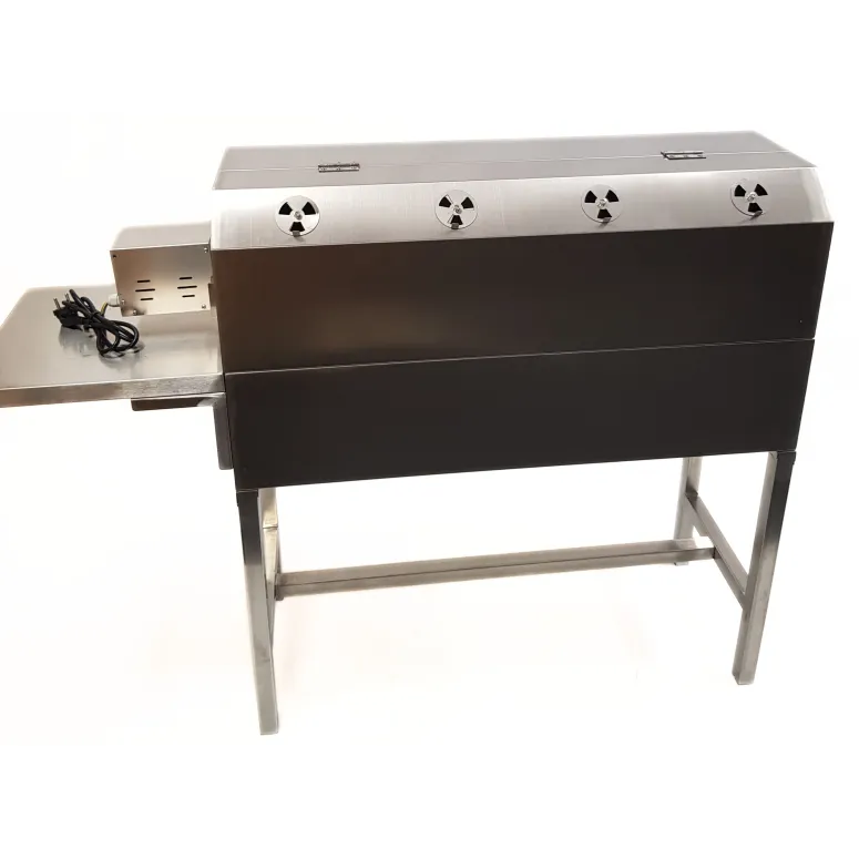 Grill Węglowy Ogrodowy Vevor Charcoal BBQ Stal Nierdzewna Na Brykiet Kółka