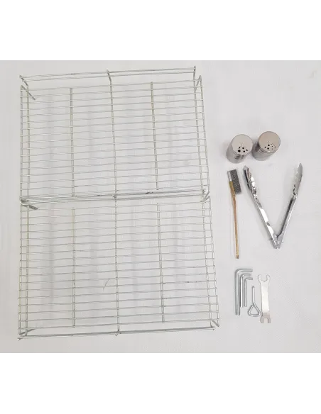 Grill Węglowy Ogrodowy Vevor Charcoal BBQ Stal Nierdzewna Na Brykiet Kółka