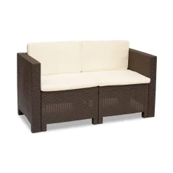 Sofa Ogrodowa Bica Kanapa Meble Na Taras Ogród Balkon Poduszki Dwuosobowa