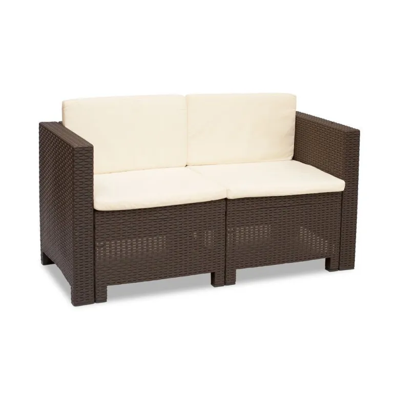 Sofa Ogrodowa Bica Kanapa Meble Na Taras Ogród Balkon Poduszki Dwuosobowa