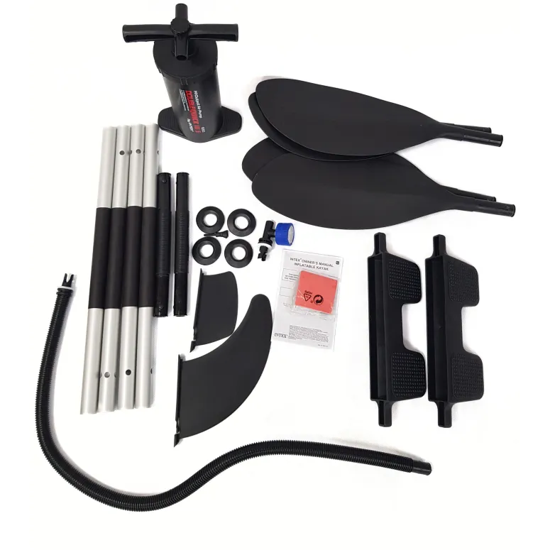 Kajak Dmuchany Intex Excursion PRO K2 Zestaw Z Wiosłami Siedziska Pompka