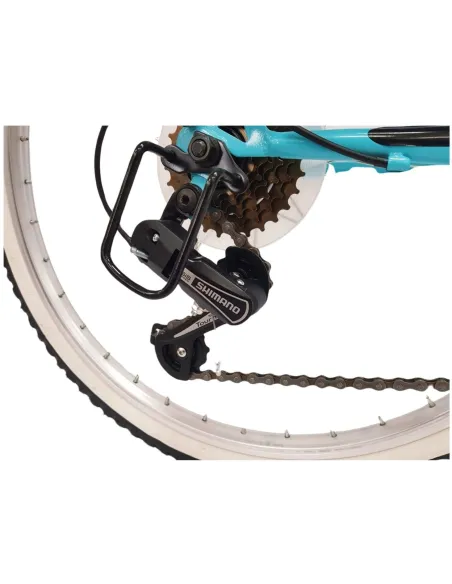 Dziecięcy Rower Miejski 24 Junior Dziewczęcy Koszyk Stopka Bagażnik Dzwonek - 14