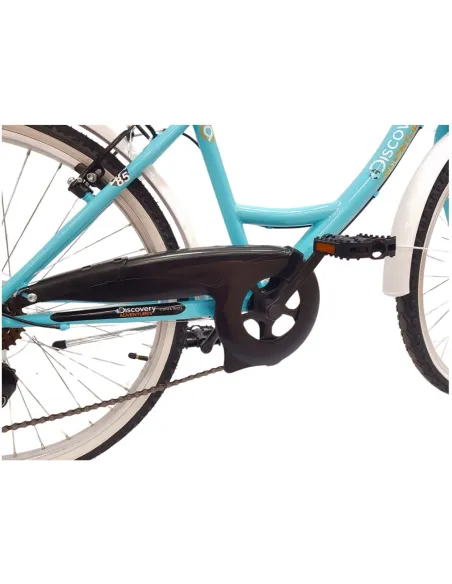 Dziecięcy Rower Miejski 24 Junior Dziewczęcy Koszyk Stopka Bagażnik Dzwonek - 15