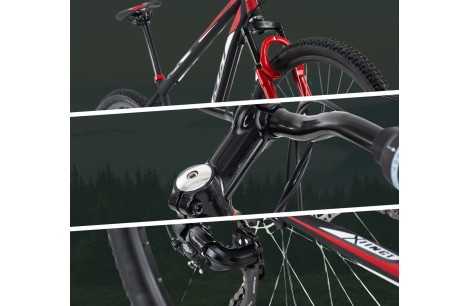 Rower Górski MTB 29 Stal Hardtail Męski Damski Tarcze Dzwonek Amortyzacja