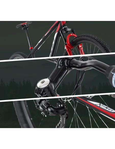 Rower Górski MTB 29 Stal Hardtail Męski Damski Tarcze Dzwonek Amortyzacja