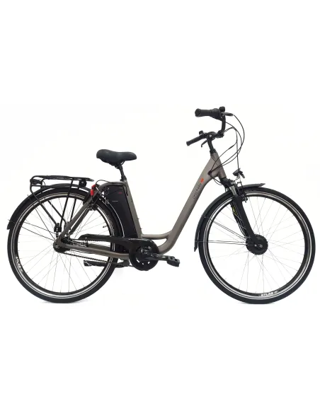 Elektryczny Rower Miejski ALU Nexus 7 Dzwonek Oświetlenie Bagażnik Stopka