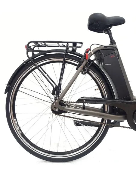 Elektryczny Rower Miejski ALU Nexus 7 Dzwonek Oświetlenie Bagażnik Stopka