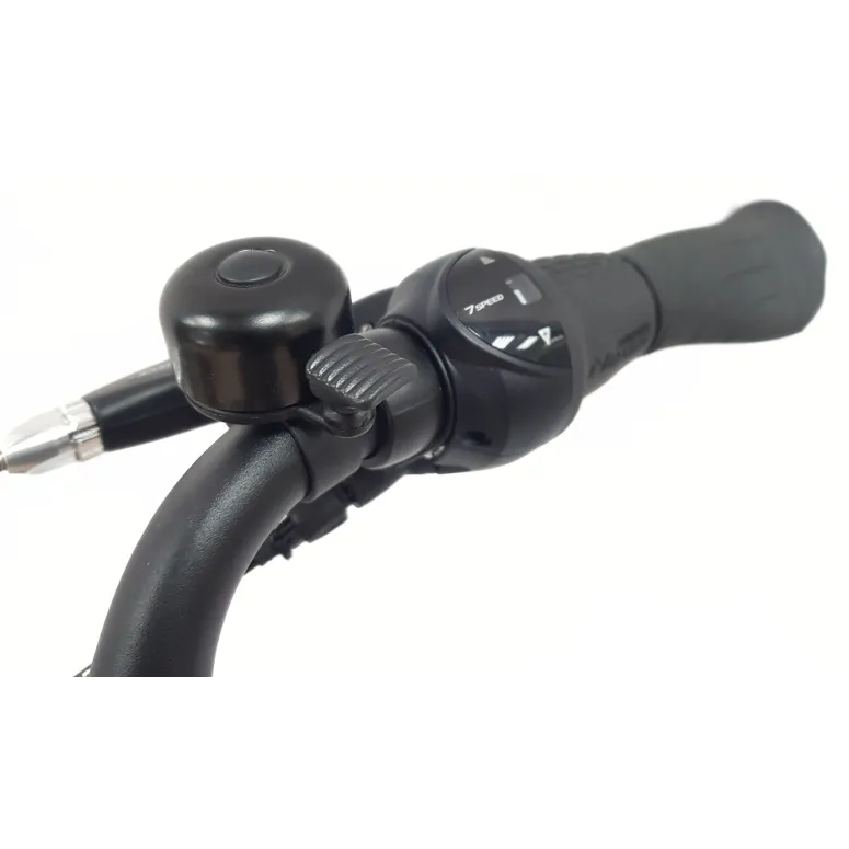 Elektryczny Rower Miejski ALU Nexus 7 Dzwonek Oświetlenie Bagażnik Stopka