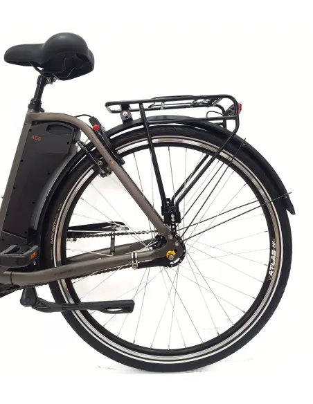 Elektryczny Rower Miejski ALU Nexus 7 Dzwonek Oświetlenie Bagażnik Stopka