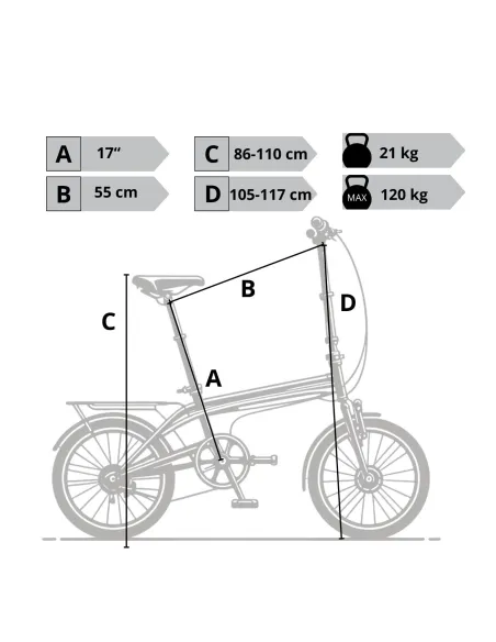 Elektryczny Rower Składany 20 ALU Tarcze Błotniki Światła Dzwonek Fatbike