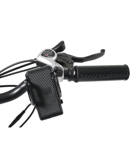 Elektryczny Rower Miejski 26 Damski Męski Tarcze Dźwignie Bagażniki Stopka - 10