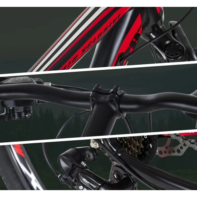 Rower Górski 29 MTB ALU Hardtail Cyngle Tarcze Mechaniczne Stopka Dzwonek