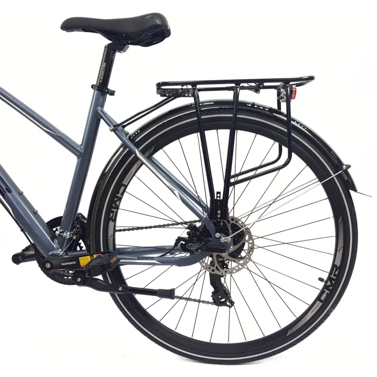 Rower Damski Trekkingowy 28 ALU Cyngle Tarcze Bagażnik Oświetlenie Dzwonek