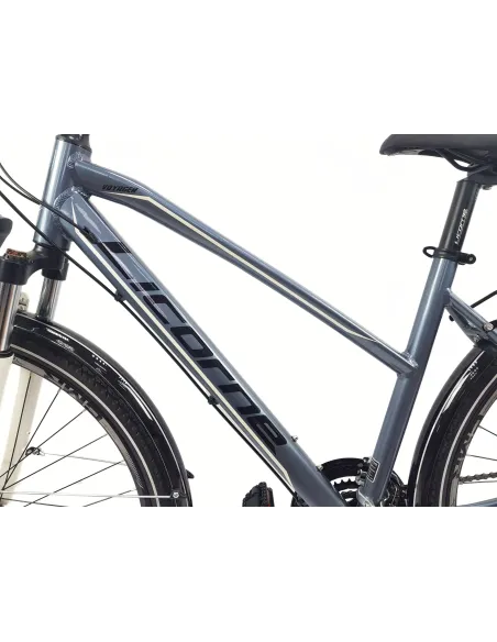 Rower Damski Trekkingowy 28 ALU Cyngle Tarcze Bagażnik Oświetlenie Dzwonek