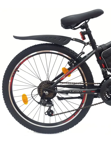 Rower Górski Dziecięcy 24 Amortyzacja Dzwonek Światła Sakwa Błotniki Stopka