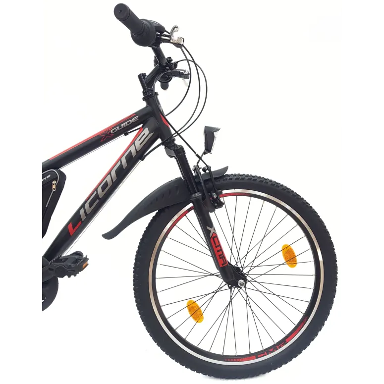 Rower Górski Dziecięcy 24 Amortyzacja Dzwonek Światła Sakwa Błotniki Stopka