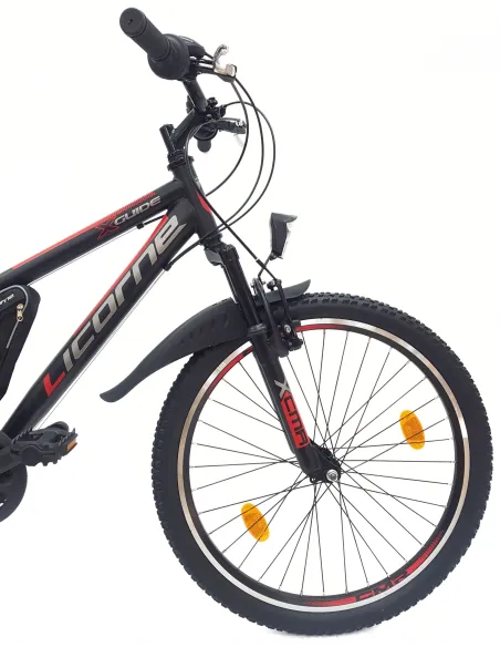 Rower Górski Dziecięcy 24 Amortyzacja Dzwonek Światła Sakwa Błotniki Stopka