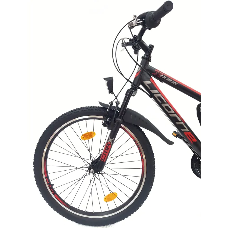 Rower Górski Dziecięcy 24 Amortyzacja Dzwonek Światła Sakwa Błotniki Stopka