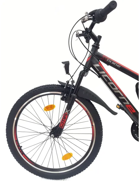 Rower Górski Dziecięcy 24 Amortyzacja Dzwonek Światła Sakwa Błotniki Stopka