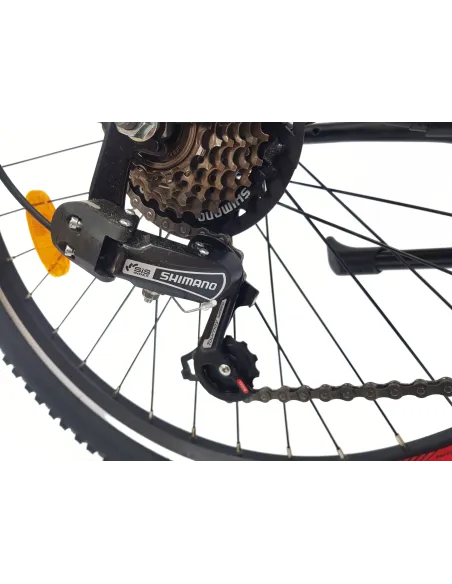 Rower Górski Dziecięcy 24 Amortyzacja Dzwonek Światła Sakwa Błotniki Stopka