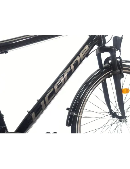 Rower Trekkingowy 28 Stal Męski Cyngle Dzwonek Stopka Światła Bagażnik