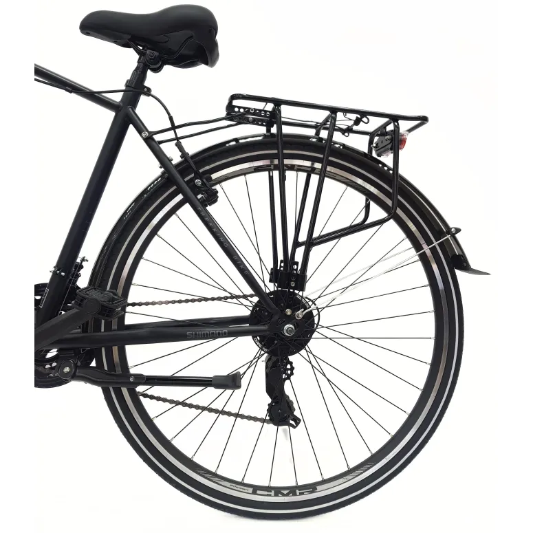 Rower Trekkingowy 28 Stal Męski Cyngle Dzwonek Bagażnik Oświetlenie Stopka