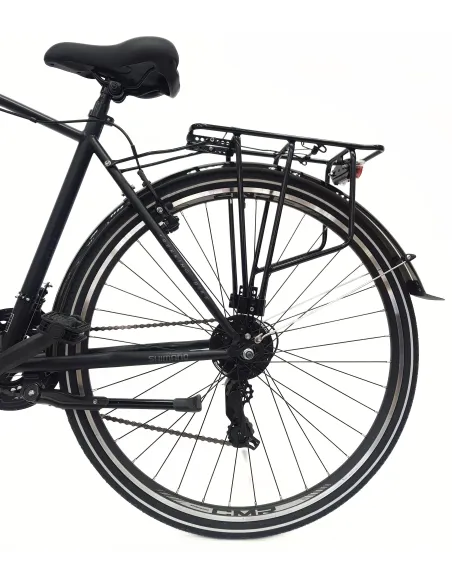 Rower Trekkingowy 28 Stal Męski Cyngle Dzwonek Bagażnik Oświetlenie Stopka