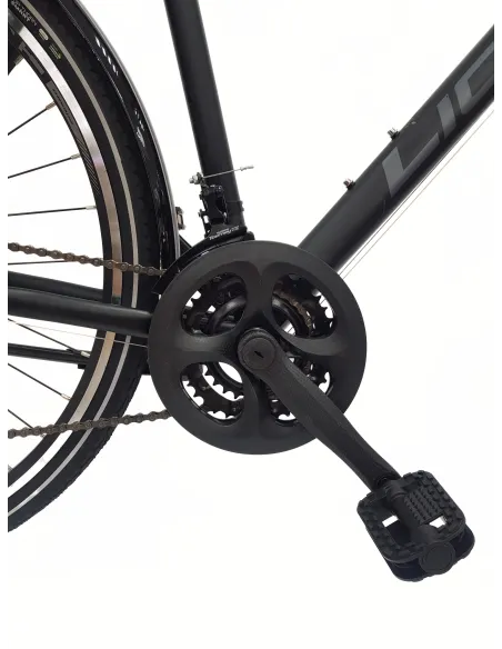 Rower Trekkingowy 28 Stal Męski Cyngle Dzwonek Bagażnik Oświetlenie Stopka
