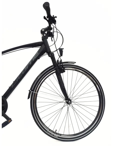 Rower Trekkingowy 28 Stal Męski Cyngle Dzwonek Bagażnik Oświetlenie Stopka