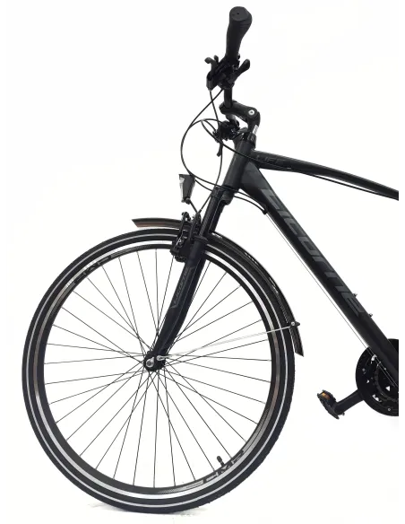 Rower Trekkingowy 28 Stal Męski Cyngle Dzwonek Bagażnik Oświetlenie Stopka