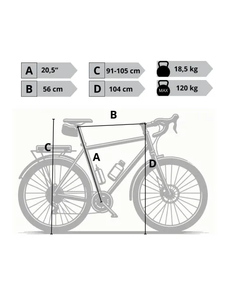 Rower Trekkingowy 28 Stal Męski Cyngle Dzwonek Bagażnik Oświetlenie Stopka