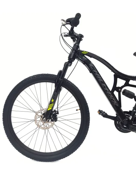 Rower Górski 27,5 MTB Stal Damski Męski Amortyzacja Tarcze Dzwonek Stopka