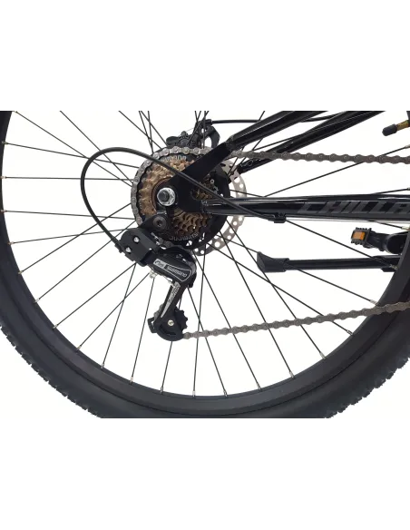 Rower Górski 27,5 MTB Stal Damski Męski Amortyzacja Tarcze Dzwonek Stopka