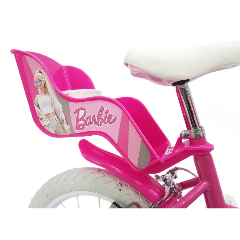 Rower Dziecięcy 14 Dziewczęcy Stal Bagażnik Na Lalki Koszyk Kółka Boczne