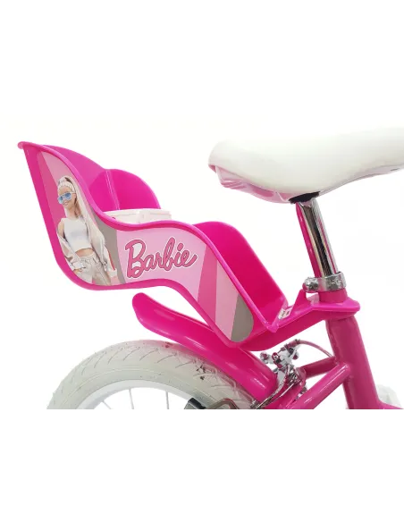 Rower Dziecięcy 14 Dziewczęcy Stal Bagażnik Na Lalki Koszyk Kółka Boczne