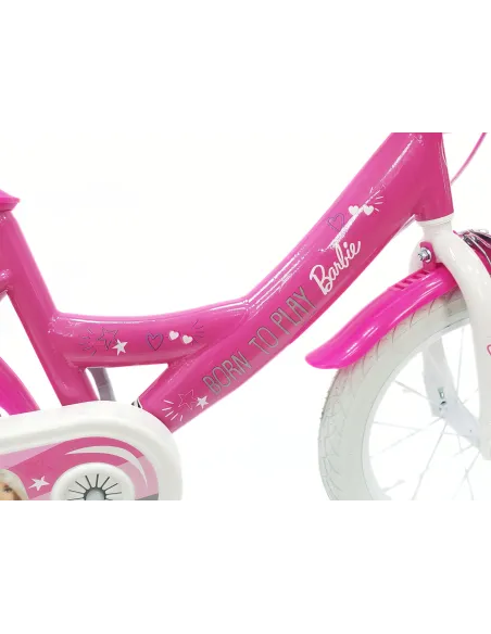 Rower Dziecięcy 14 Dziewczęcy Stal Bagażnik Na Lalki Koszyk Kółka Boczne