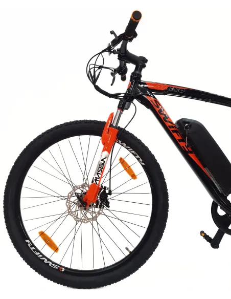 Elektryczny Rower Górski 27,5 ALU Damski Męski Hardtail Wspomaganie Dzwonek