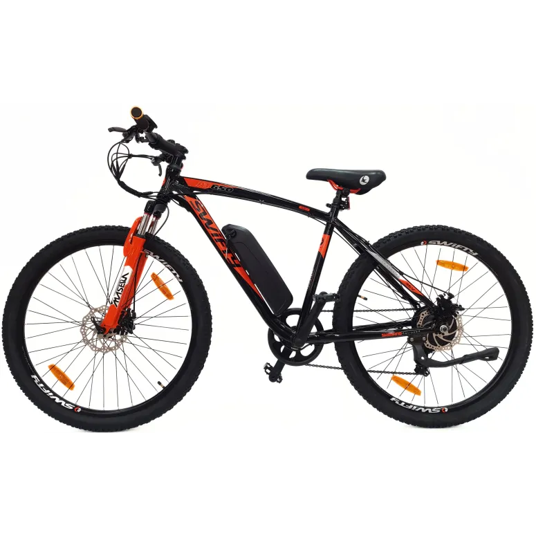 Elektryczny Rower Górski 27,5 ALU Damski Męski Hardtail Wspomaganie Dzwonek