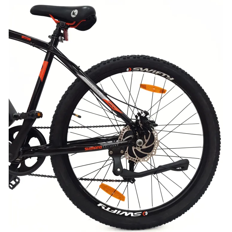 Elektryczny Rower Górski 27,5 ALU Damski Męski Hardtail Wspomaganie Dzwonek