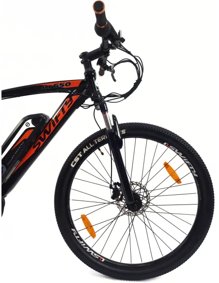 Elektryczny Rower Górski 27,5 ALU Męski Damski MTB Amortyzacja Wspomaganie - 4