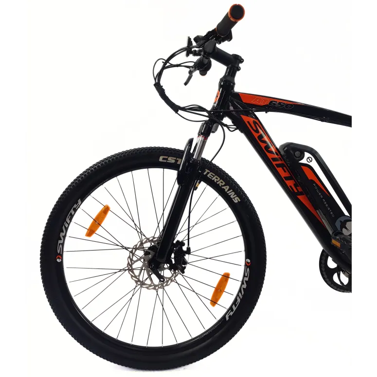 Elektryczny Rower Górski 27,5 ALU Męski Damski MTB Amortyzacja Wspomaganie - 5