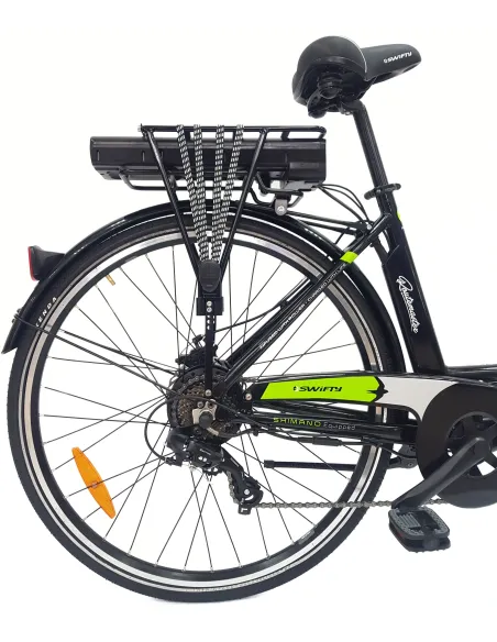 Elektryczny Rower Miejski 28 Damski ALU Tarcze Wspomaganie Bagażnik Dzwonek